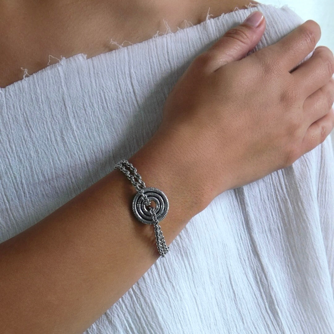 Tri Medallion Bracelet
