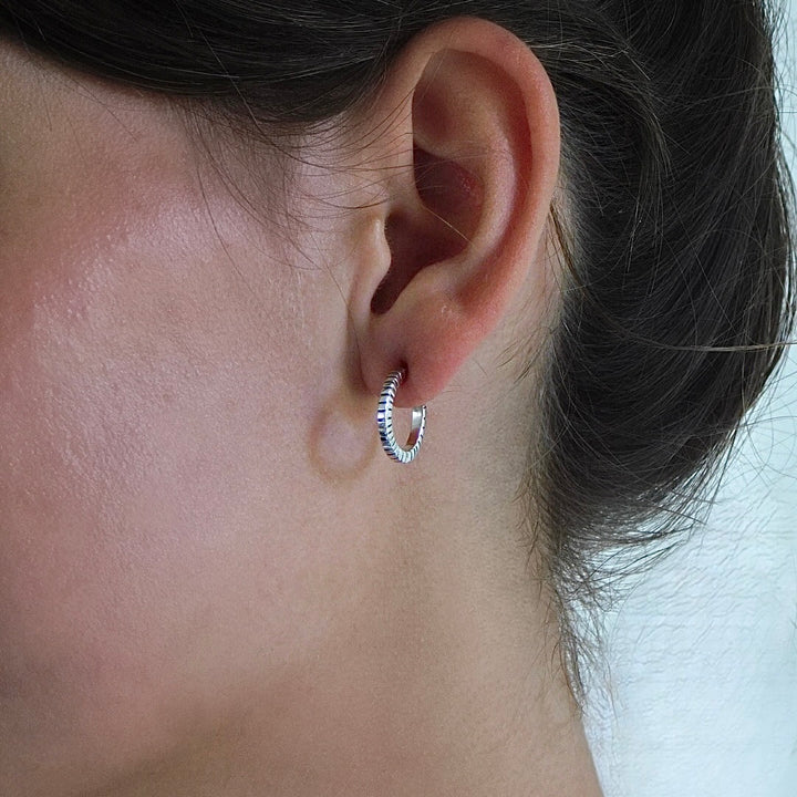 Small Silver hoop