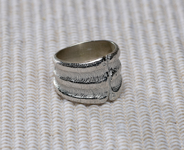 Small Scallop Silver Ring