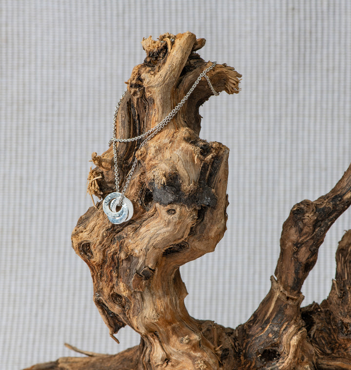 Tri Silver Necklace