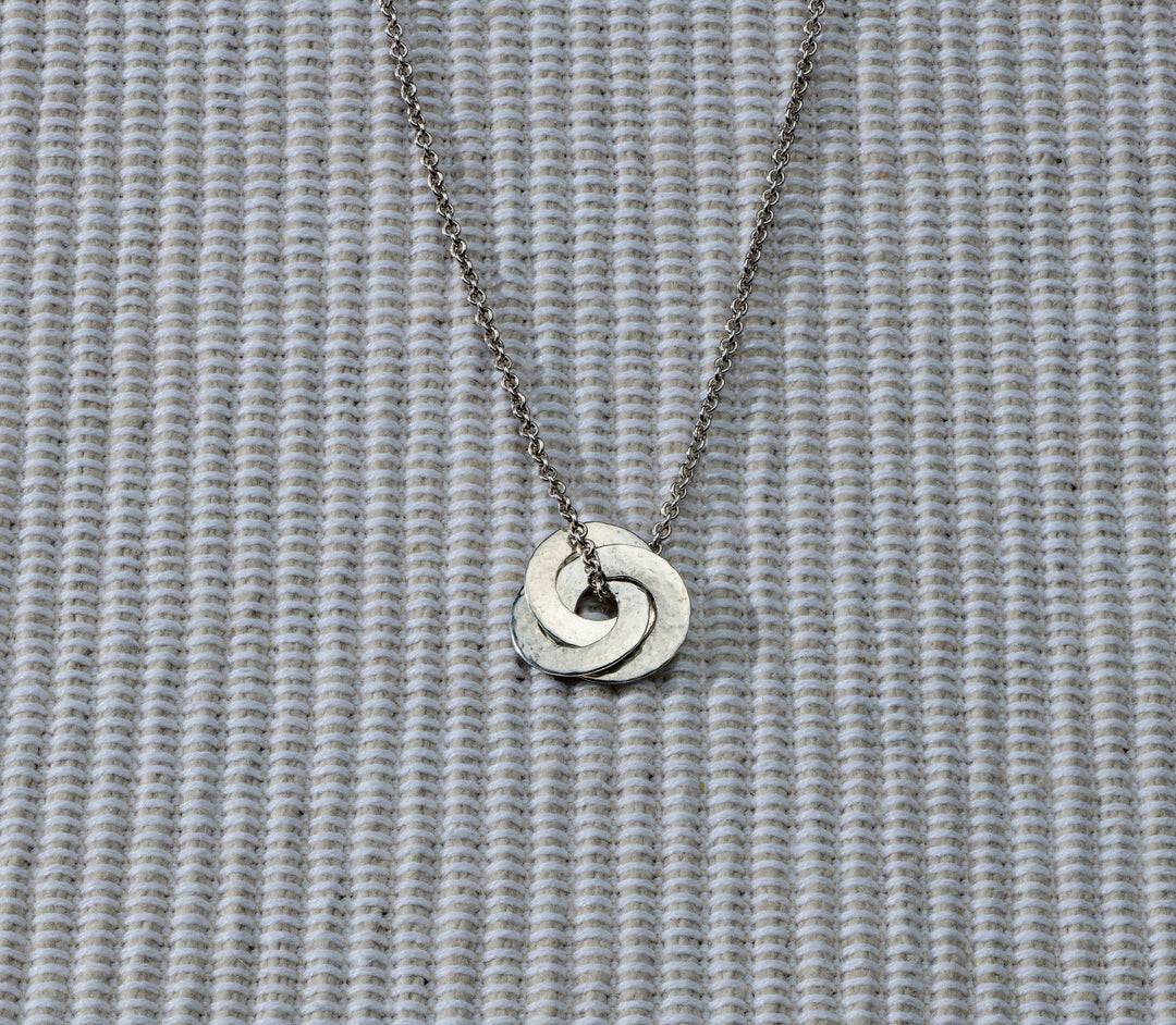 Tri Silver Necklace