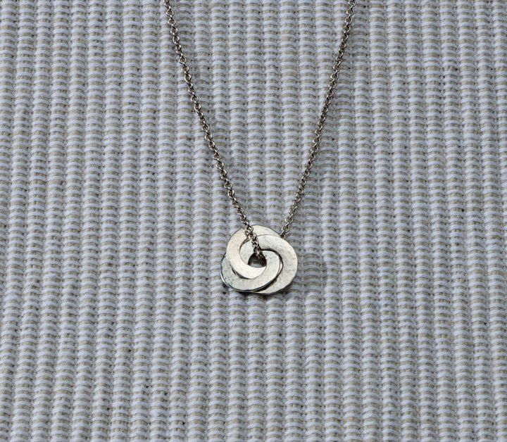 Tri Silver Necklace