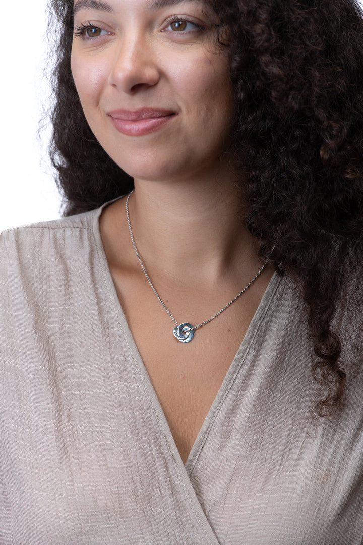Tri Silver Necklace